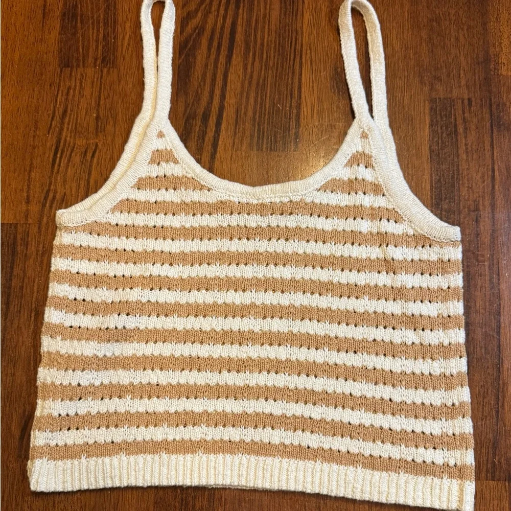 Madewell Knit Cropped Sweater Tank - Picture 4 of 5